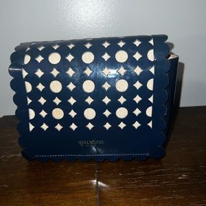 Spartina 449 navy scalloped bag
